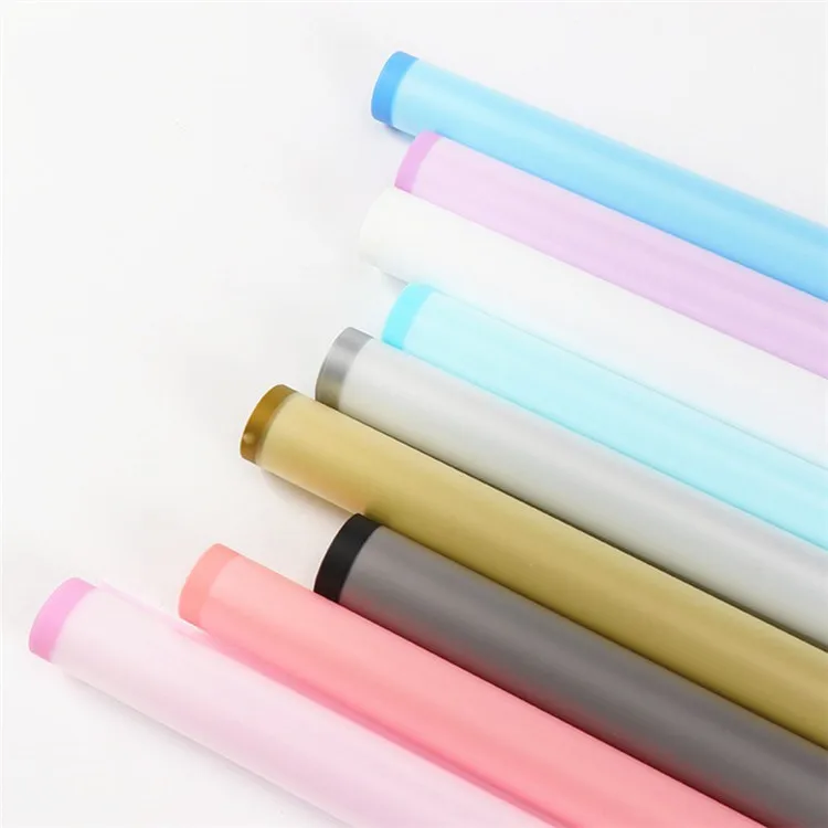 Fall In Color Wholesale Edge Frosted Flower Wrapping Paper With Border