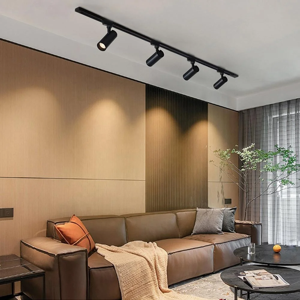 Affordable price aluminium alloy cob business rotate flicker free track light dali