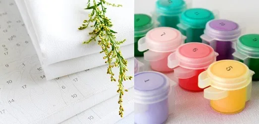 40*50CM flower arrangement  Hand painting by numbers DIY  oil painting by numbers