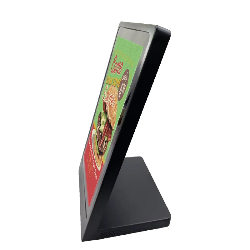 15.6 inch Ultra Thin 1080p Full HD L shape portrait kiosk screen with android system for Gaming Office
