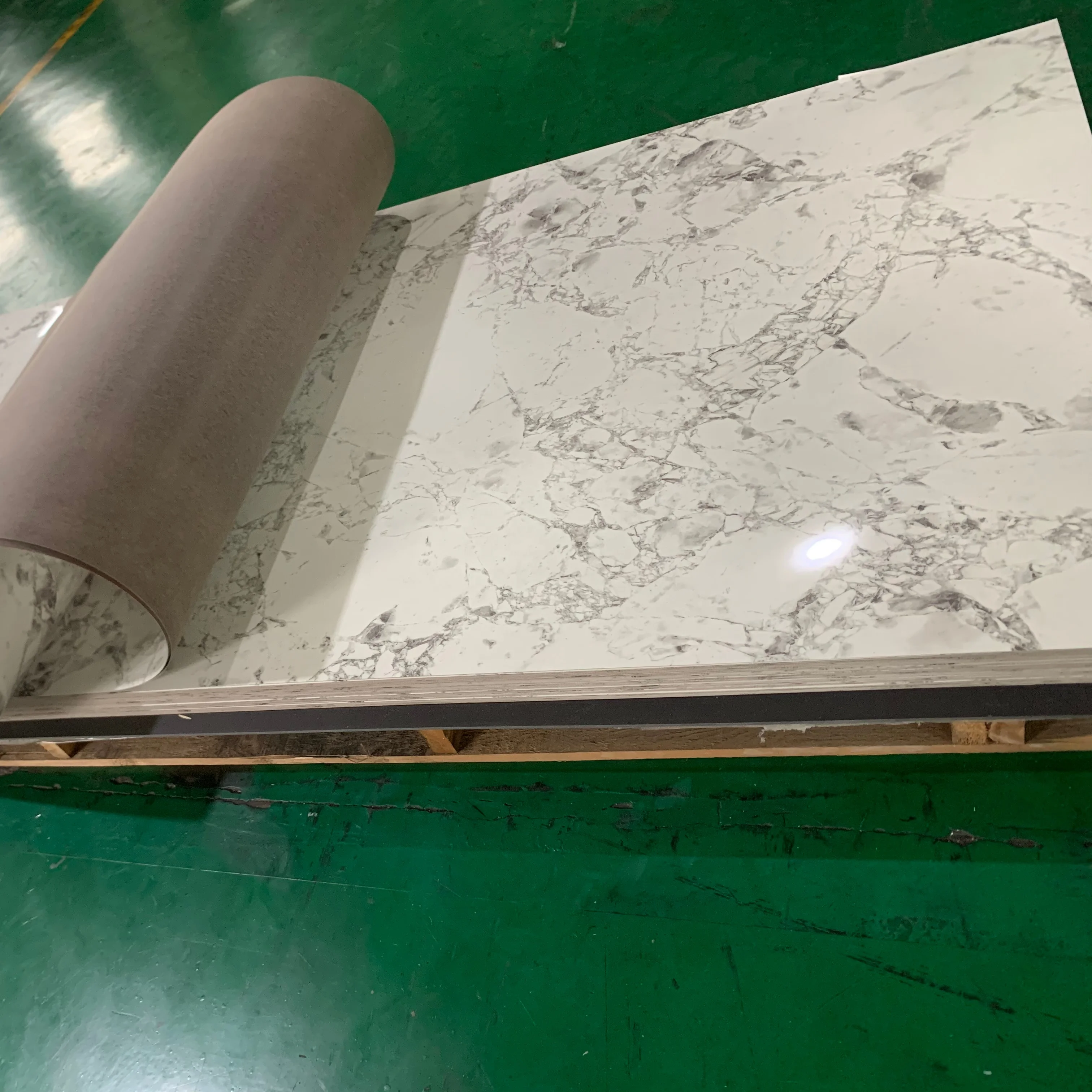 0.6mm 0.7mm 0.8mm Anti UV Bacterial High Pressure Laminate Sheet HPL Compact Board Formica for Kitchen Cabinet Door