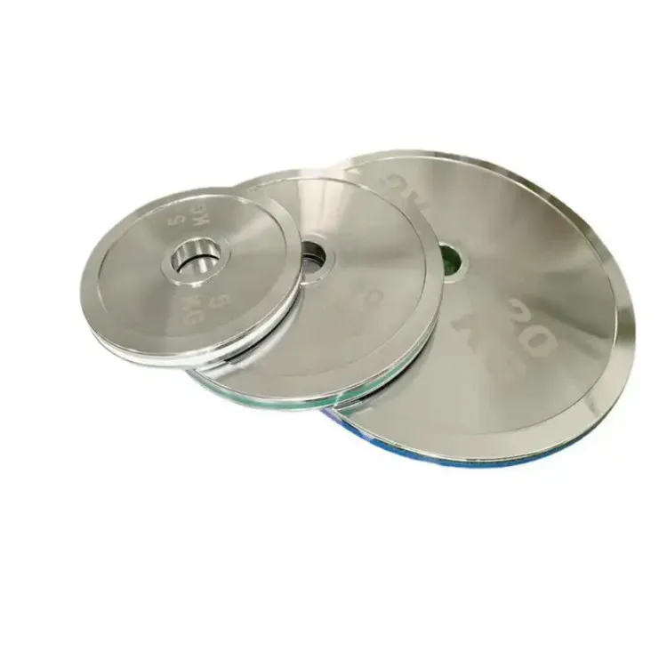 Fitness accessories weight lifting gym steel power coated weight plate