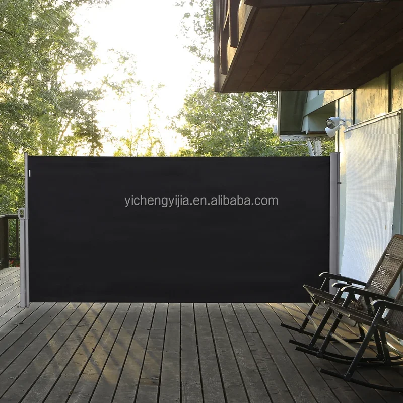 100% наружные выдвижные боковые навесы с защитой от УФ-лучей