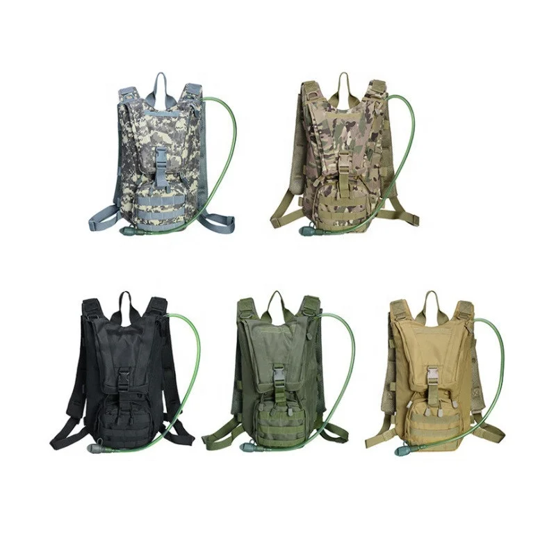 Wholesale Water Bag Sport Riding Camouflage Bag Backpack Hydration Camouflage Pouch Rucksack Camping Pack Bicycle Bag