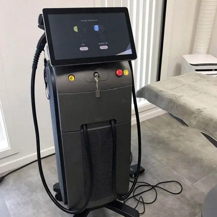 Titanium 808 Nm Permanent Diode Laser Hair Removal Removable Machine with Painless in Russia Best Quality 1200w 1600w 4 Wave Ice