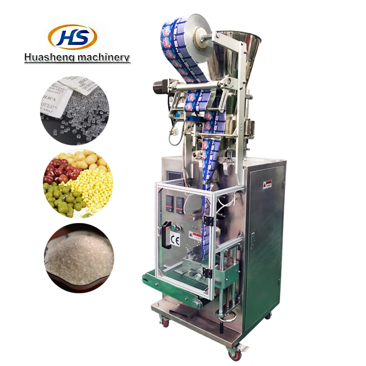 Automatic granule packaging machine small scale paper capping machine for salt sugar tea beans HS240K