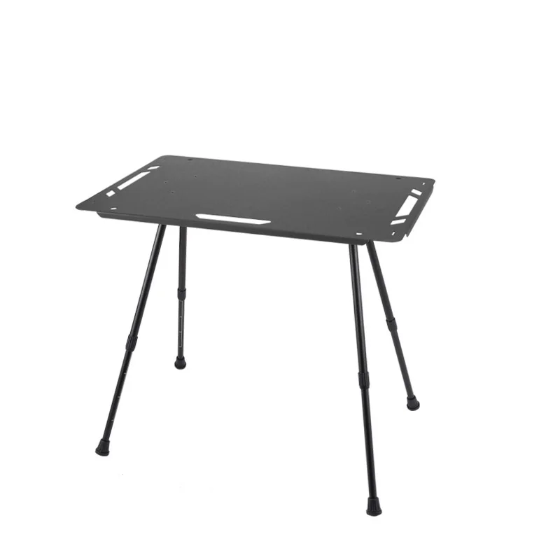 Folding Desk Outdoor Aluminum Alloy Table Small Hard Top Camping Table Adjustable Height Table