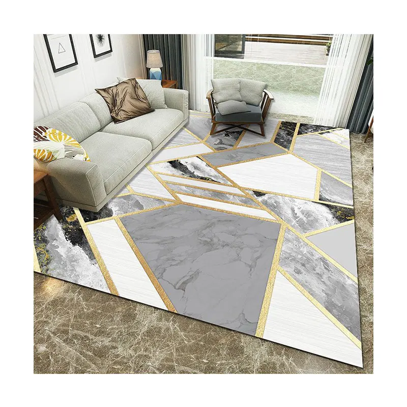 Роскошный дизайн Противоскользящий ковер для гостиной, машина для домашнего декора, 3D коврики с цифровой печатью