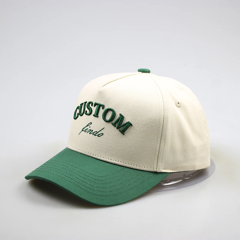 Custom embroidery logo men women plain two tone dad cap wholesale blank 5 panel 2 colors unstructured two tone baseball cap hat