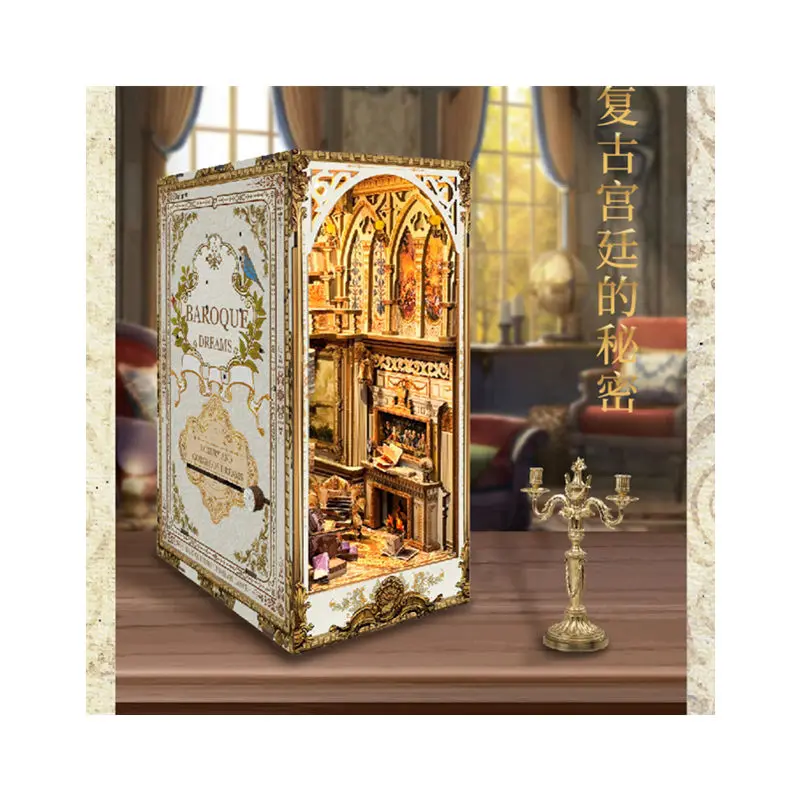 Van Huaten book nool diy doll houses puzzle 3D jigsaw puzzle board cross-border hot new desktop ornaments doll houses