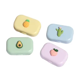 Wholesale Custom Mini Plastic Box Cute Contact Lenses Cases With Logo Contact Lens Accessories