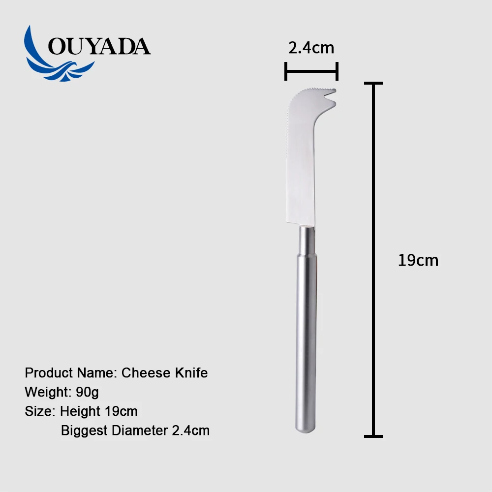 OUYADA Factory Direct Wholesale 4 pieces Stainless Steel Cheese Knife Set Bar Tool Set