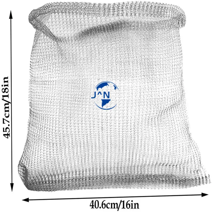 Hestia Sel Sup Prod-Stainless Steel Plant Wired Mesh Flexible Plant Net Bag Metal Garden Plant Root Protector Sturdy Tree Flower