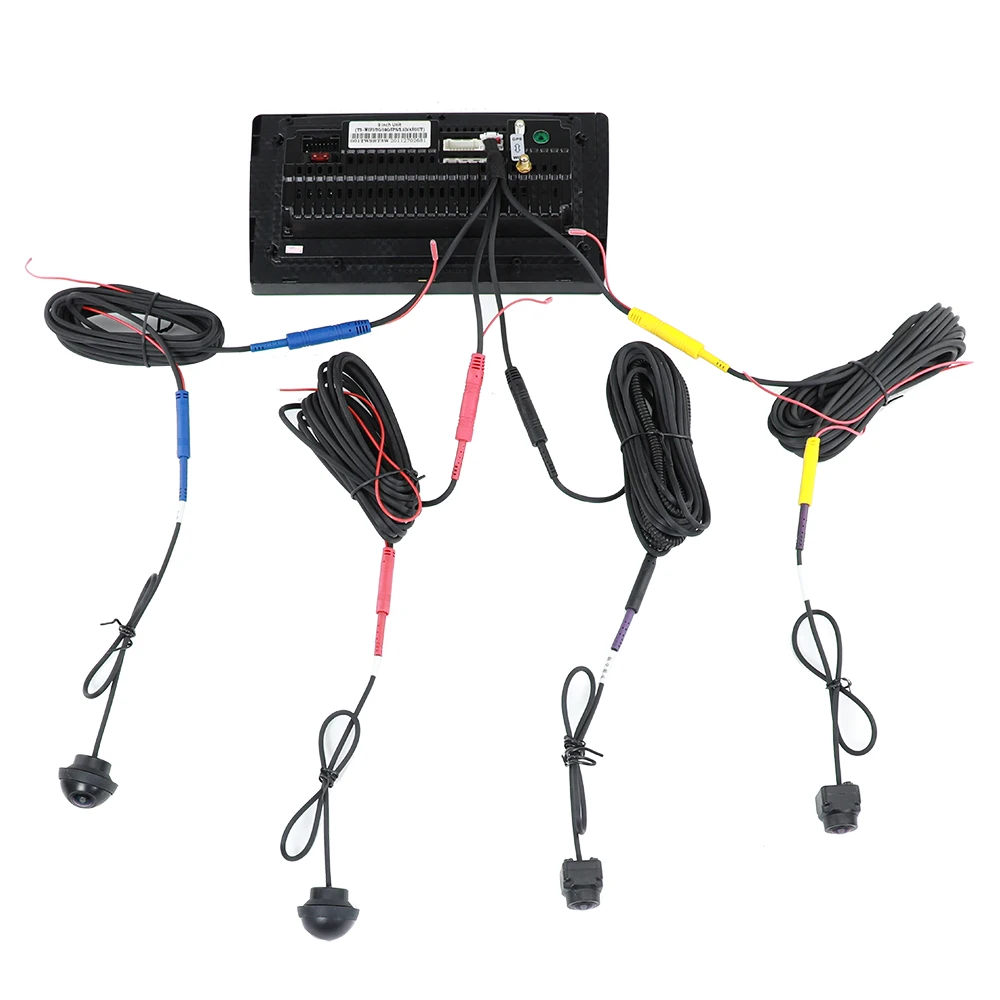 HD 1080P Автомобильная 360 панорамная камера окруженная система обзора для Android авто радио