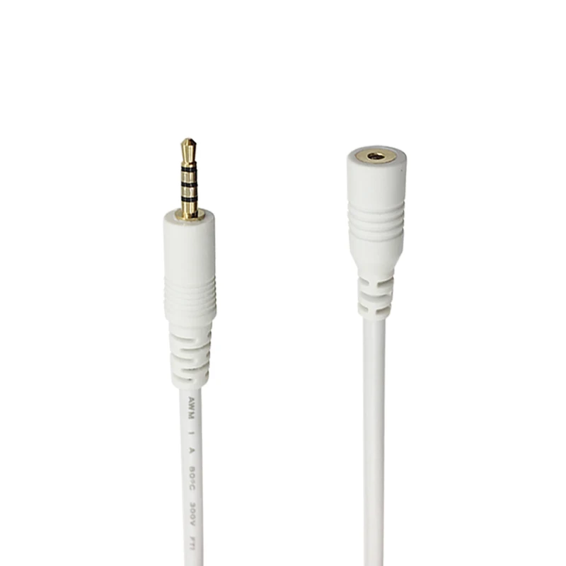 4-pole 3.5 mm 2.5mm Jack Male to female Stereo Audio Headphone Aux Cable