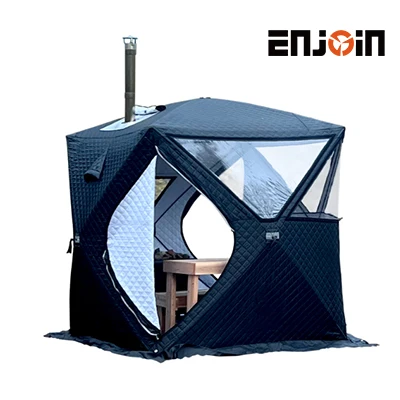 2024 wholesale  Ice Fishing Tent  Room Portable Hiking Insulated Camping Ice Cube