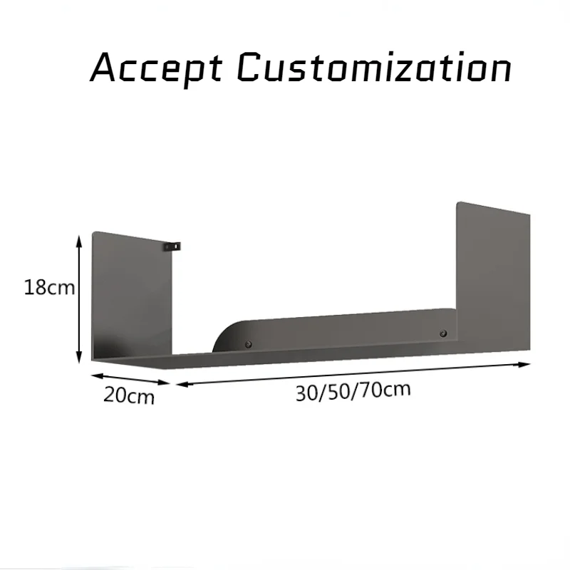 Amazon Top Sale Nordic Metal Multifunction Wall Mount Floating Shelves Living Room Furniture