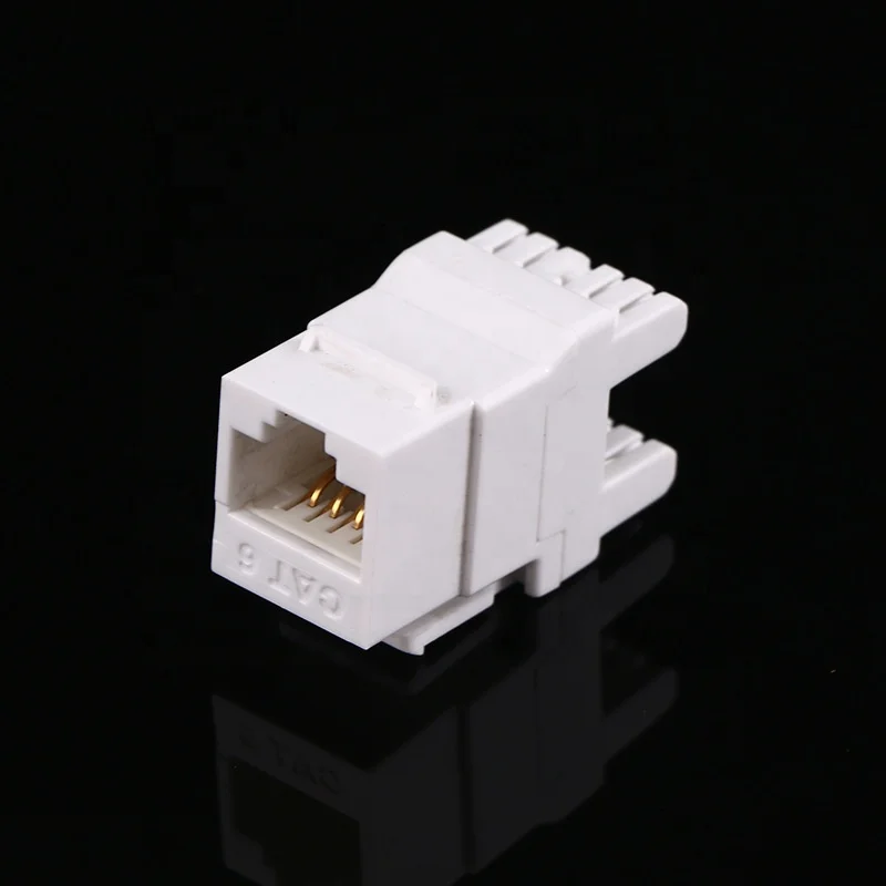 UTP rj45 modular jack for cat 6 cable network rj45 ethernet wall  keystone jack cat6  network cat6 modules