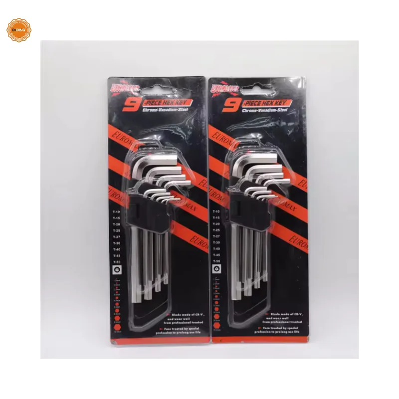 Classic Style 110mm Allen Key Set Zinc Plating Hex Key