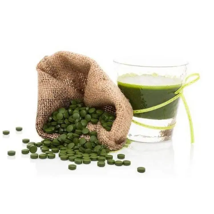 Cosmetic fresh algas spirulina Chlorella growth factor pyrenoidosa with green gem chlorella tablets in bulk to Taiwan and Japan
