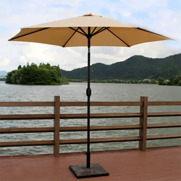 2021 China Popular Garden Parasol Stainless Sun Umbrella For Party Wedding
