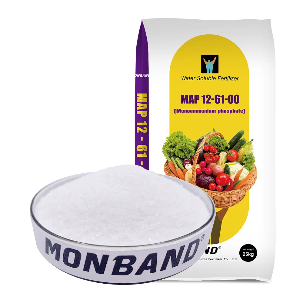 monband 2021 map fertilizer 12-61-0 monoammonium phosphate  Water Soluble Fertilizer agricultural dap fertilizer