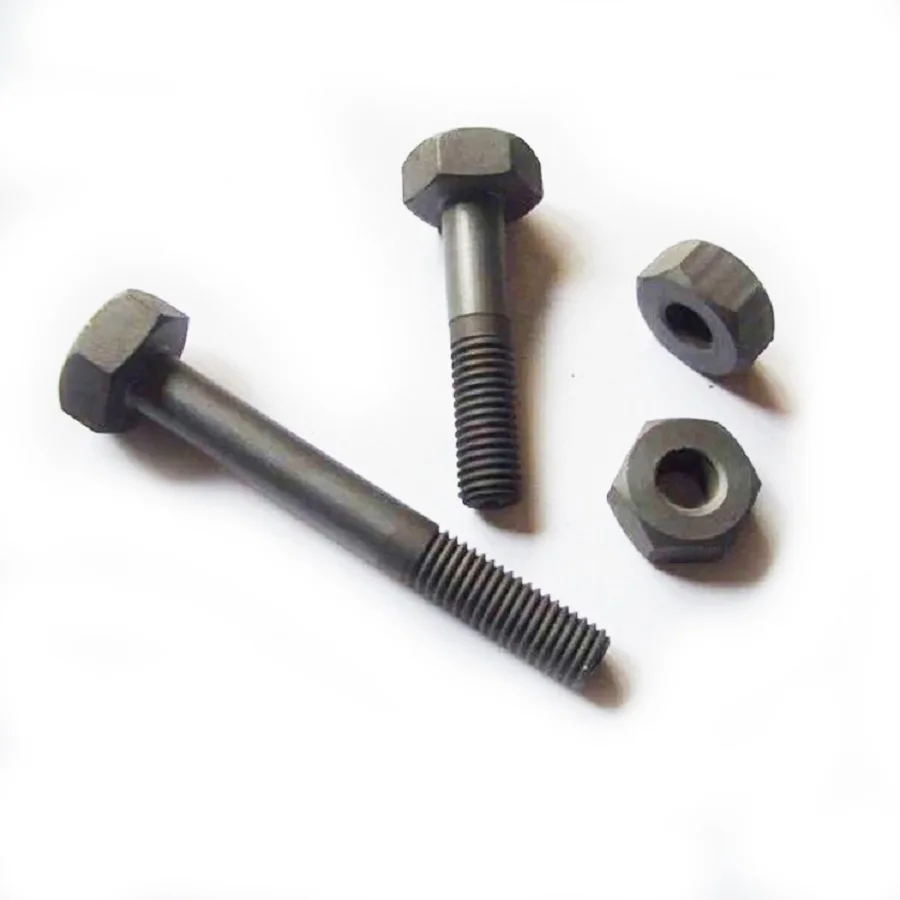 
Wholesale Customized Size Carbonization Screw Nut Bolt with Steel 