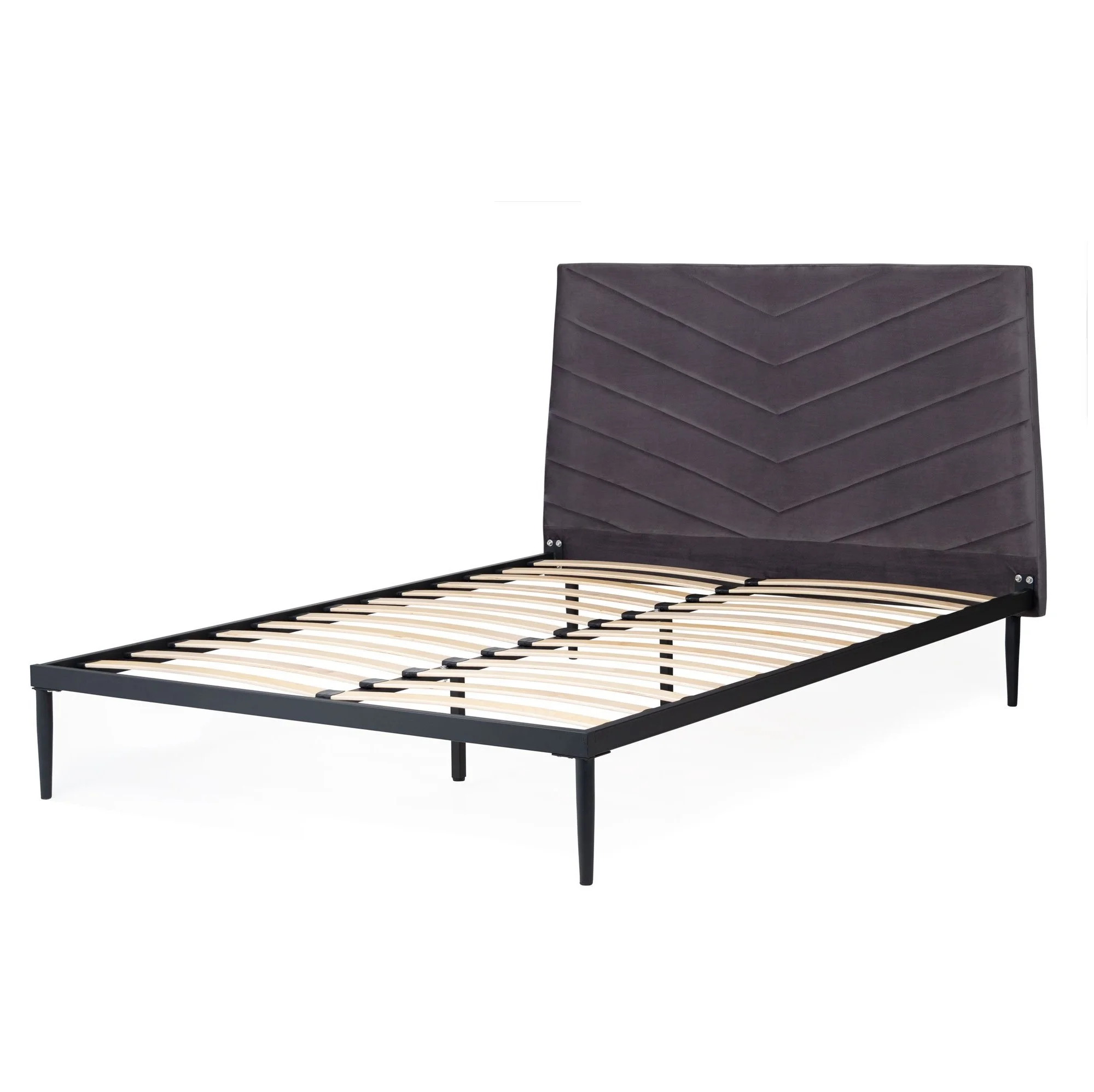 Luxury Italian Bed Velvet Bed Classic Bed for Villa Furniture for King and Queen Size