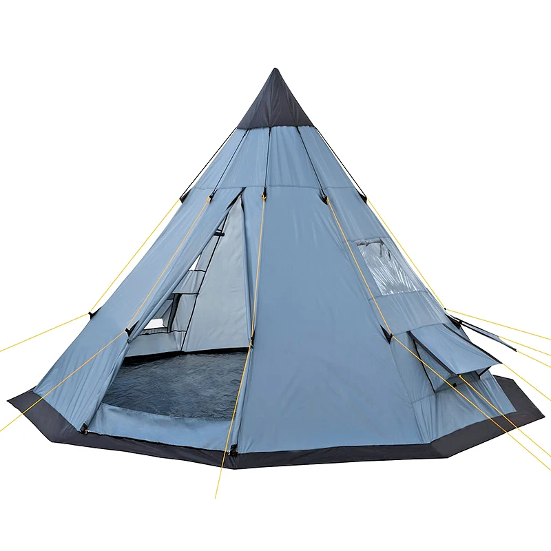 JWF-081 Открытый водонепроницаемый кемпинг индейский вигвам Пирамидка tipi тент для взрослых