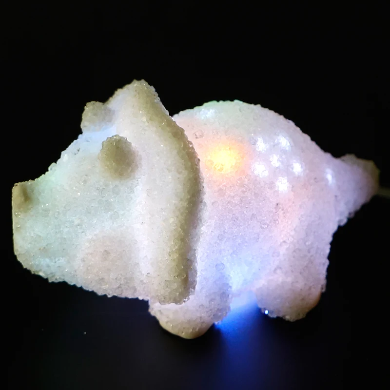 
LFC2019 DIY Dinosaur Night Lamp Crystal Growing Chemical Science Kit for Children Toy 