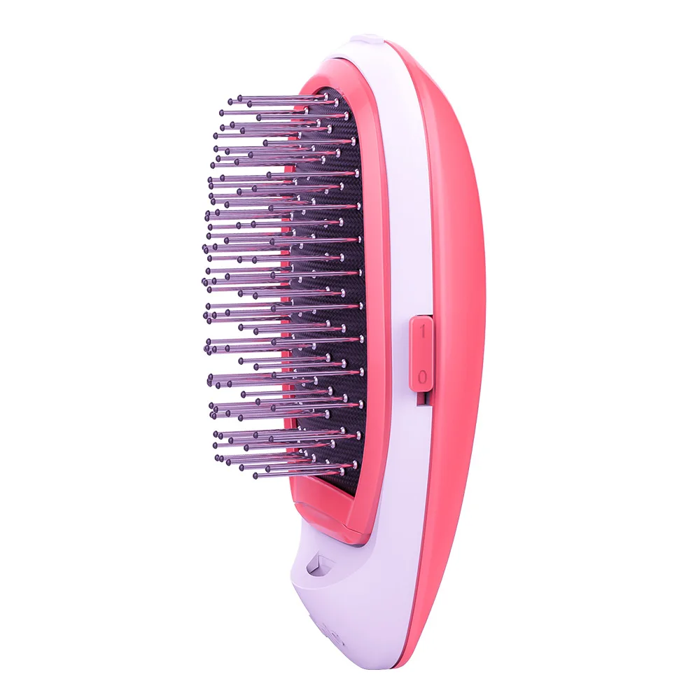 Electric Negative ion portable mini fast hot hair straightener brush comb