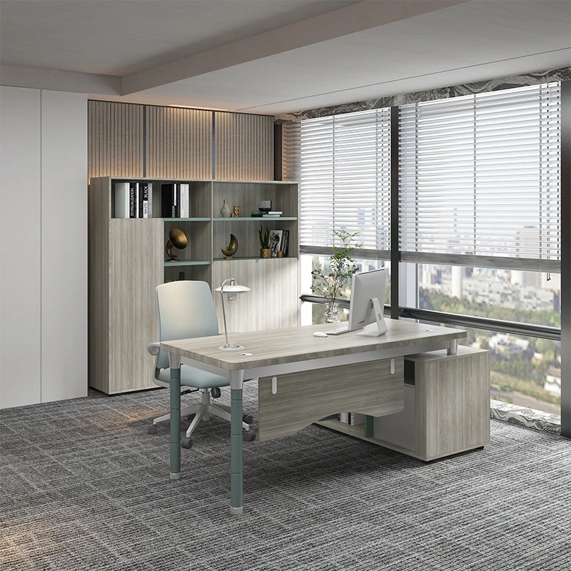 Executive Office Desk Office Furniture Modern design L Shape Melamine Manager Table