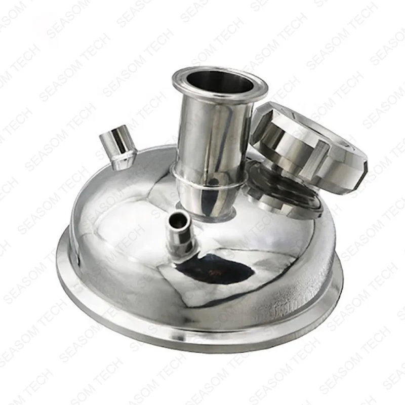 sanitary triclamp 6 x 4 tri clamp bowl speed reducer closed loop