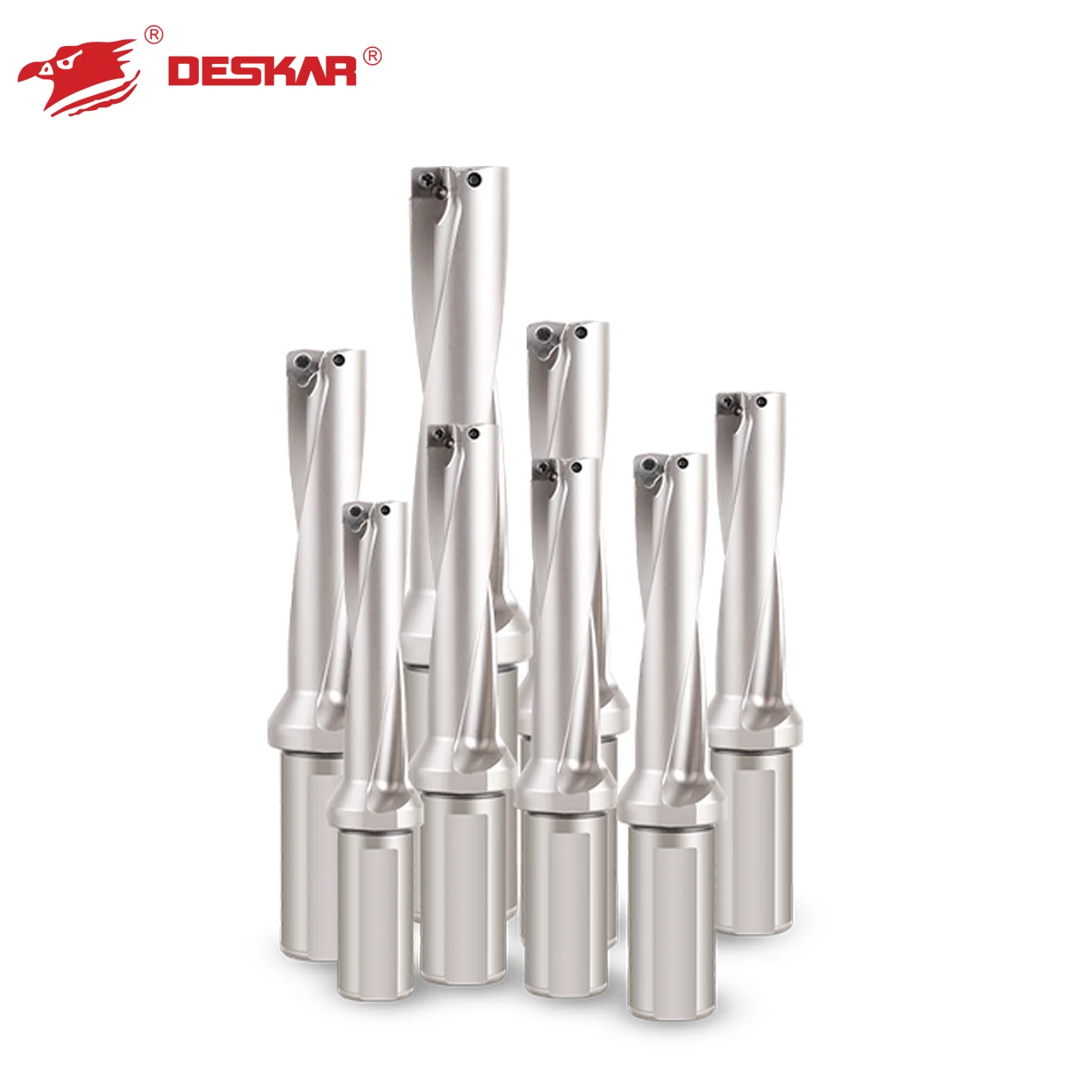 DESKAR u drill for cnc High Speed indexable drill bit WC/SP Inserts 2D 3D 4D 5D spmt fast cutting  Lathe Machine insert