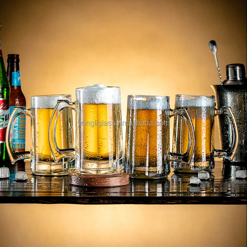 Factory wholesale Beer Cup Handmade Beer Glass Cup Pyrex Beer Glasses