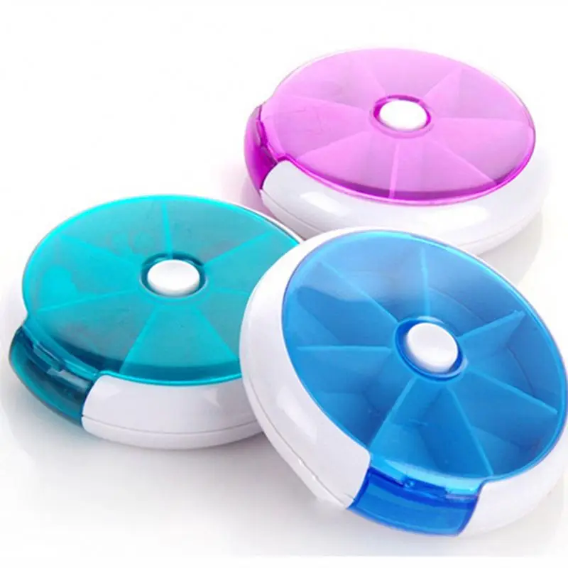 2024 Hot Selling Low-Priced Plastic Pill Storage Cases Organizer with Multiple Compartments for Medicine Pill Box