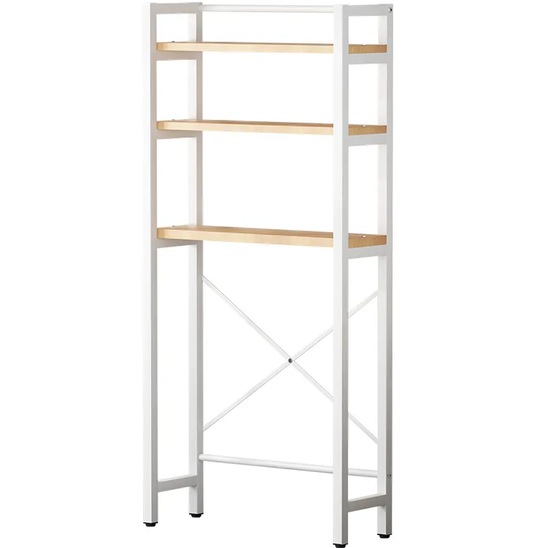 Hot selling 3 Layer Multipurpose Toilet Rack Organizer Shelf Bathroom Adjustable Shelves Over The Toilet Storage Rack With Towel