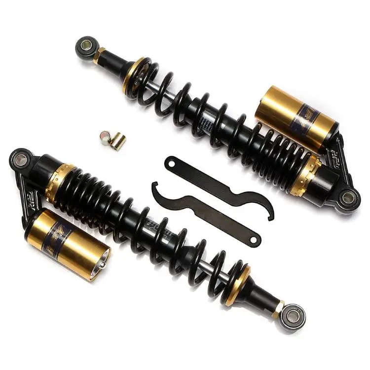 8mm spring 375mm380mm390mm400mm motorcycle shock absorber FOR Yamaha YFM660 RAPTOR YFZ350 BANSHEE  YFZ450 HONDA TRX450R CR125