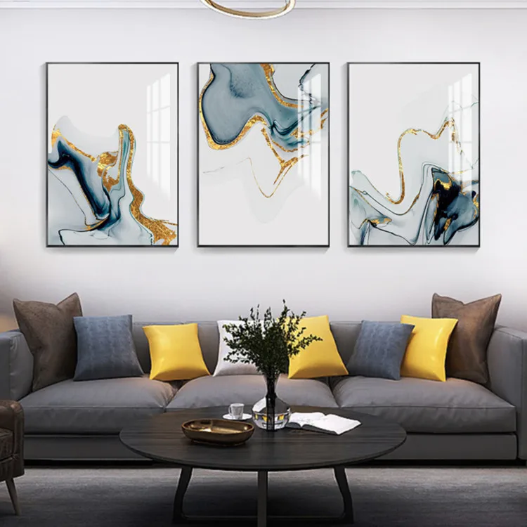 Abstract Fluids Art Canvas contracted Wall Frame Paper Living Room Decor Decorative