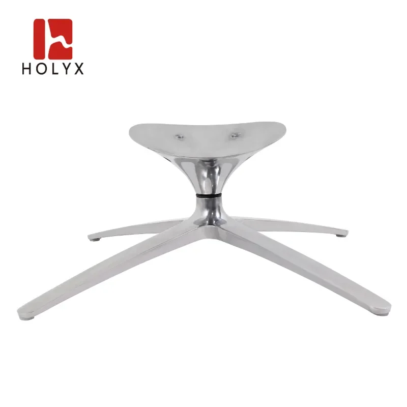 Wholesale price furniture leg chair accessories metal iron base chair leg for office aluminium base for swivel chair
