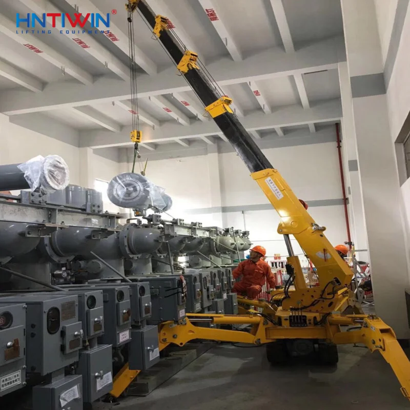 Китайский поставщик HNTIWIN бренд 3 5 8 10 12 тонн мини-кран-паук для продажи