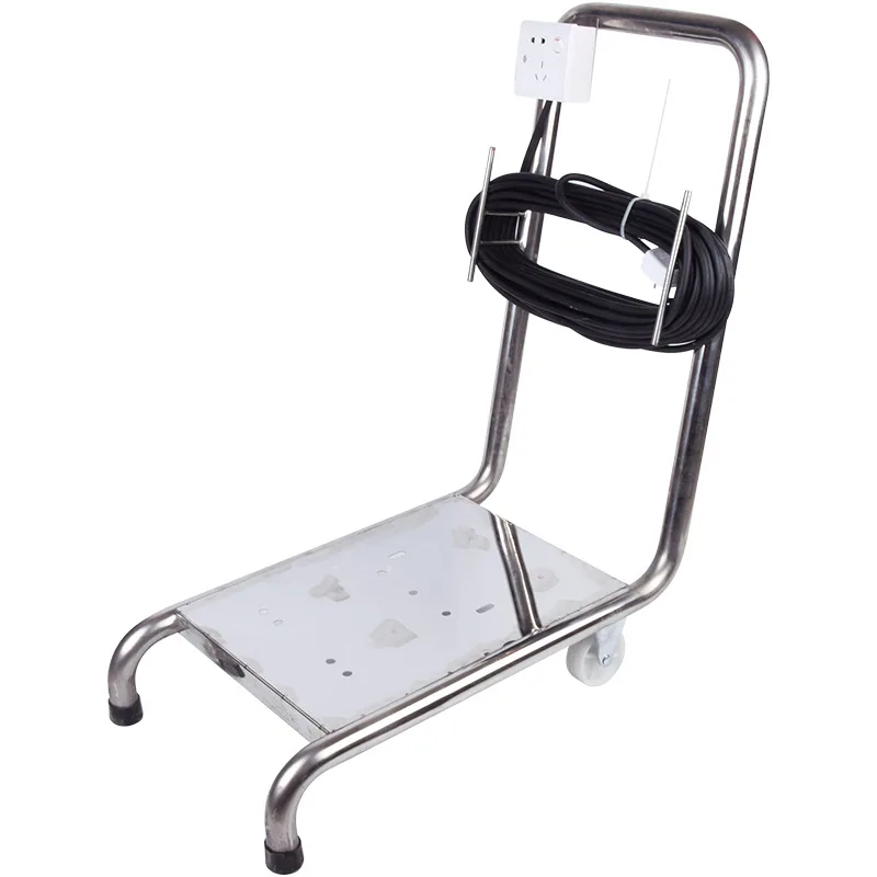 Swimming pool sewage suction machine trolley 304 stainless steel with cable trolley  sewage suction machine accessories