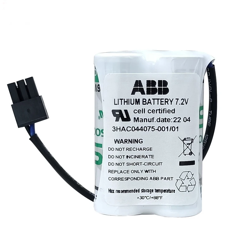 2S1P 7.2V 3.6AH SAFT Battery Lithium Pack LS17500 For ABB