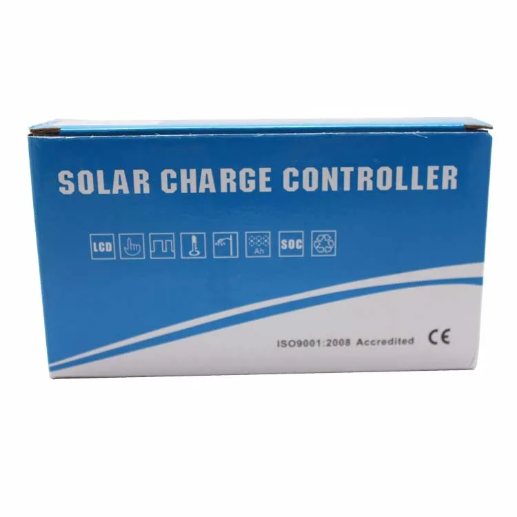 PWM 24V 12V Auto Solar Panel Battery Charge Controller 10A LCD Solar Collector Regulator with Dual USB Wholesale