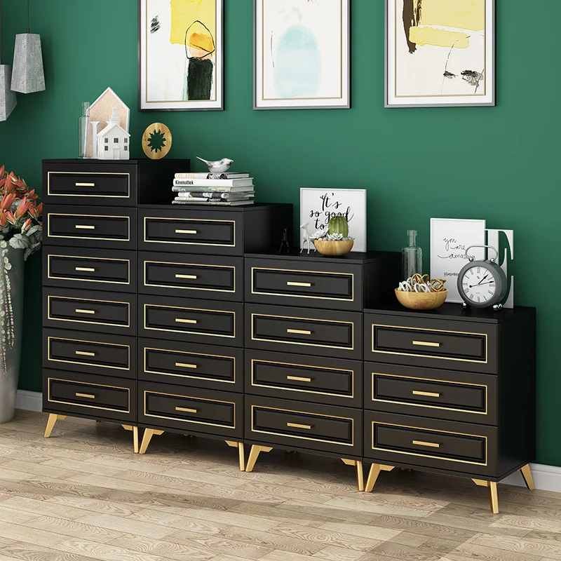 
Drawer storage cabinet 6 floor furniture kitchen cabinet modern simplicity tv cabinet furniture 