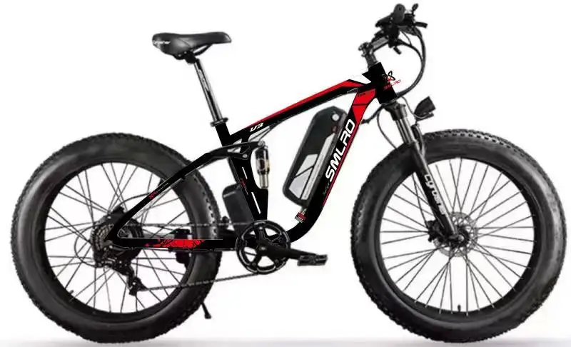 1000W Electric Bicycle Smlro V3  26 inch 48V 13Ah Snow Mountain Bike electric bike  for Mens