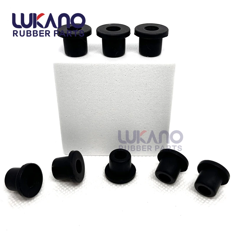 Auto part water seal silicone rubber top hat grommet 3/8