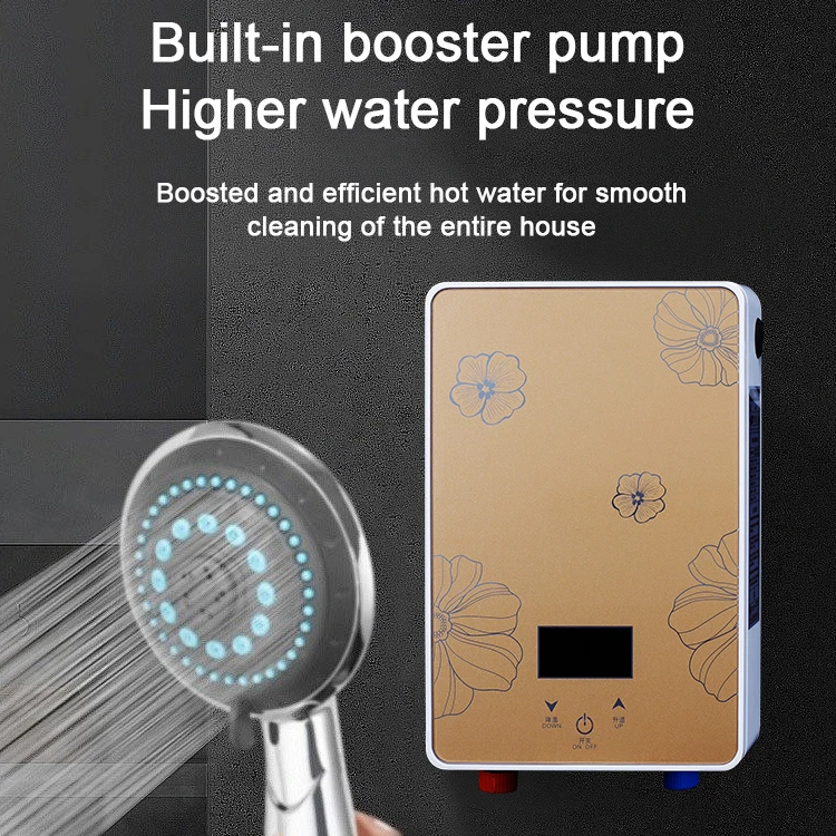 Smart Kitchen Bathroom Instant Heating Electric Without Tank
