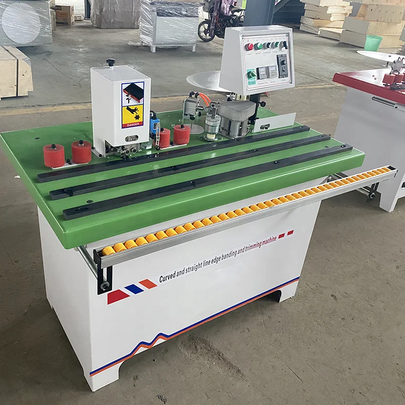 Portable Wood Plate Edge Banding Machine Wood PVC Flat Edge Banding Machine