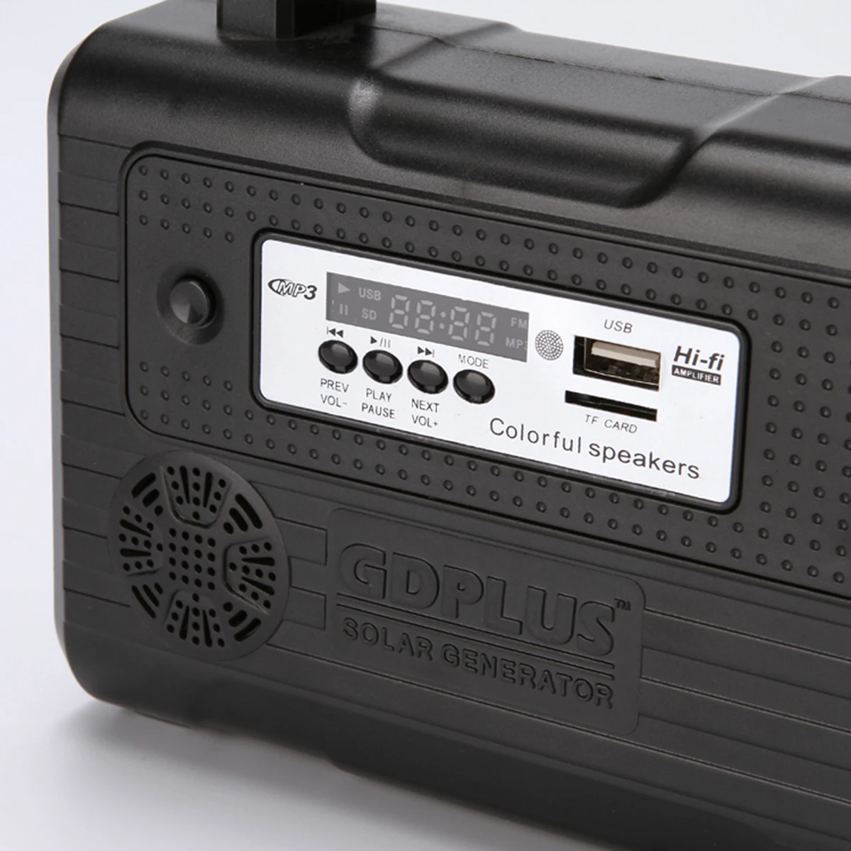 GDPLUS GD-8028 Solar Energy Lighting System Radio FM Remote Control Solar Lighting System For Indoor